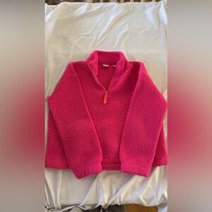 GAP Vibrant Pink Sherpa Jacket